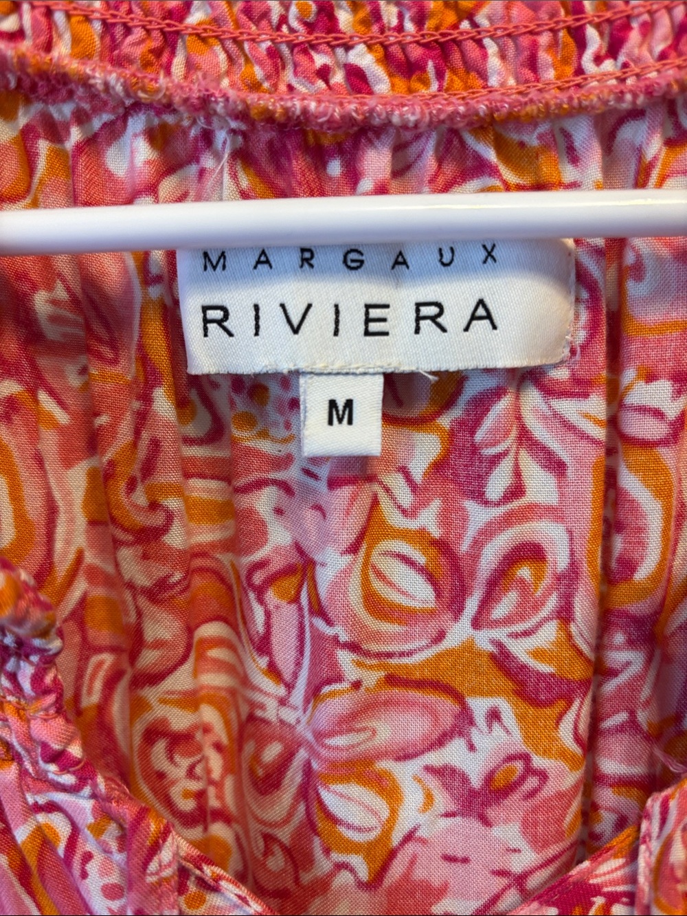 Riviera Pink & Orange Paisley Midi Dress - Picture 2 of 3